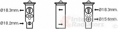 VAN WEZEL 25001285 -  Расширительный клапан, кондиционер